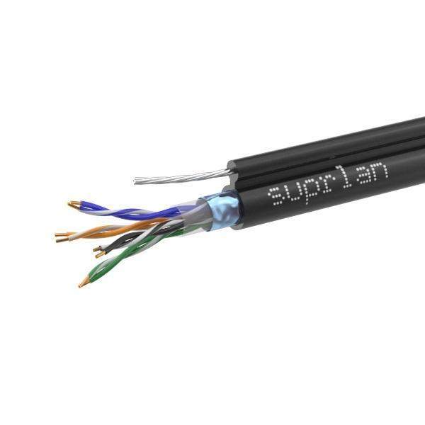 кабель витая пара f/utp кат.5e 4х2х24awg solid cu pe out. t-fg8 median трос 305м (м) suprlan 01-1035-1 от BTSprom.by