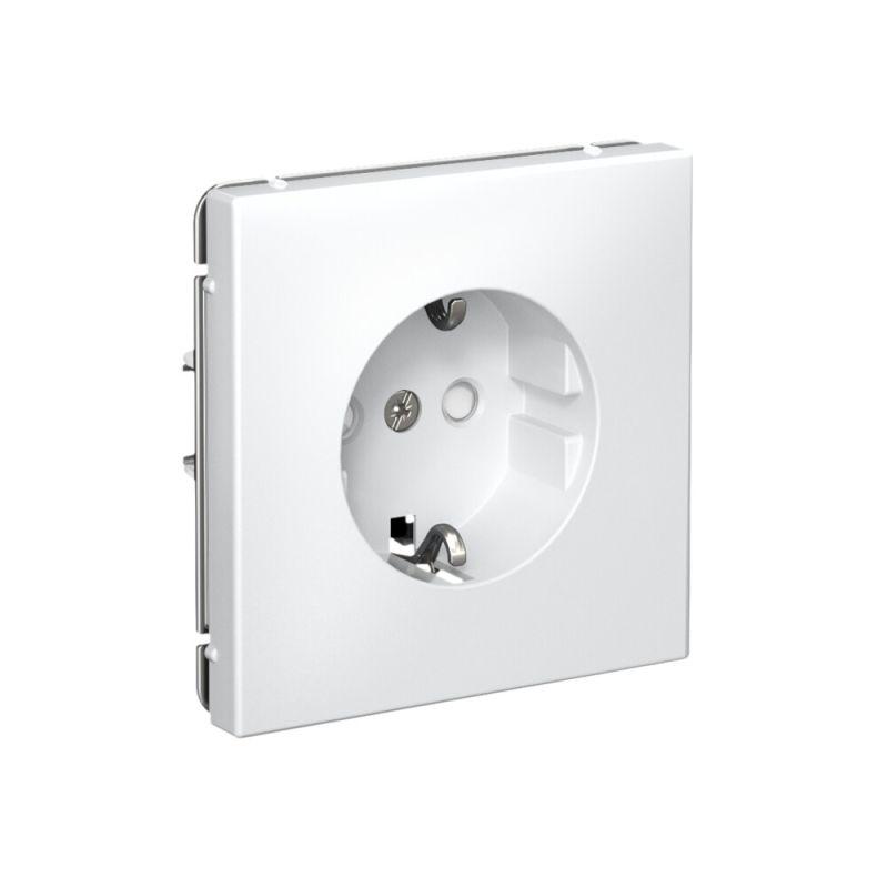  Розетка ArtGallery 16А с заземл. со шторками быстрозажим. клем. механизм бел. SE GAL000145S фото в каталоге от BTSprom.by