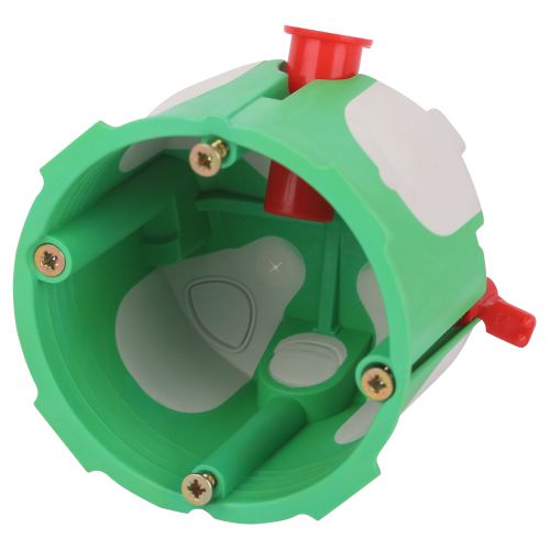  Коробка установочная универс. 68х55мм UniBox IP30 двухкомпонент. саморезы зел. KUU-68-55-unibox Эра Б0068231 фото в каталоге от BTSprom.by