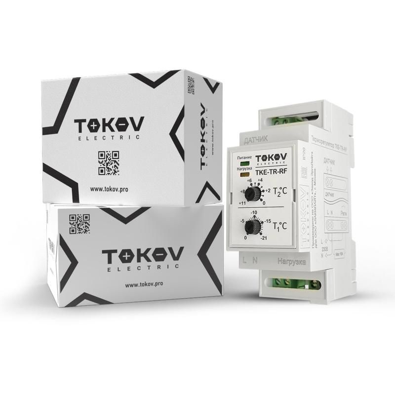 терморегулятор механический для систем антиобледенения на din-рейку tokov electric tke-tr-rf от BTSprom.by