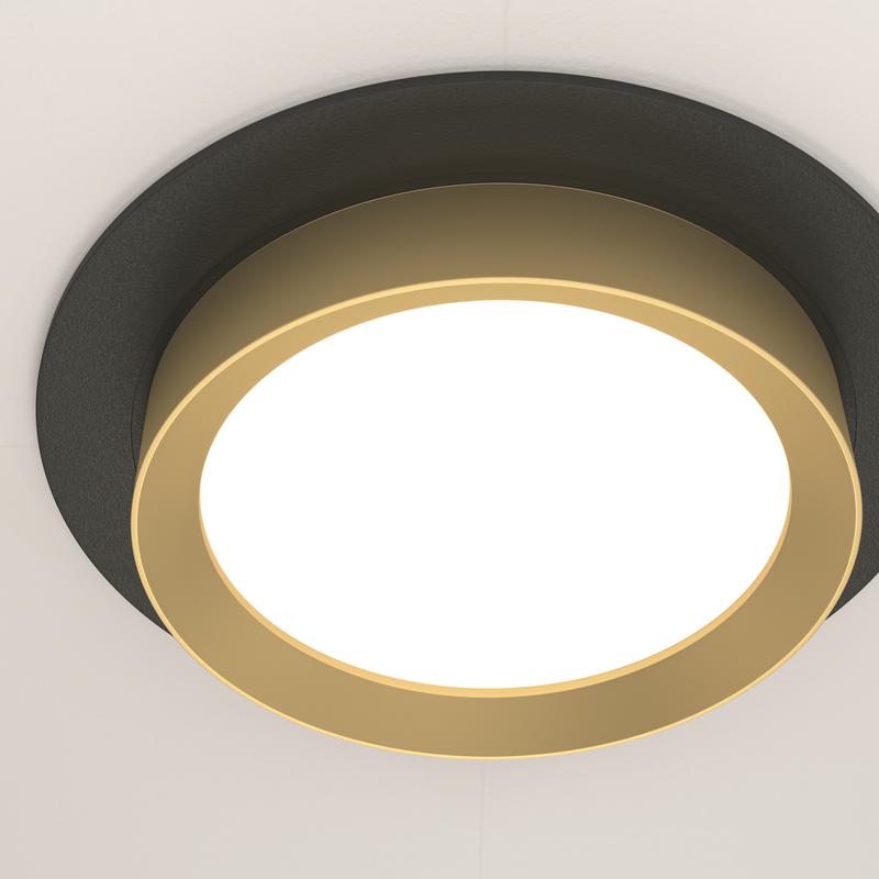  Светильник Hoop 1х12Вт GX53 встраив. Maytoni DL086-GX53-RD-BG фото в каталоге от BTSprom.by