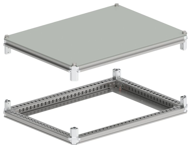 крыша и основание (под фланец) 800х600 format iek fo-00-kof-080-060 от BTSprom.by