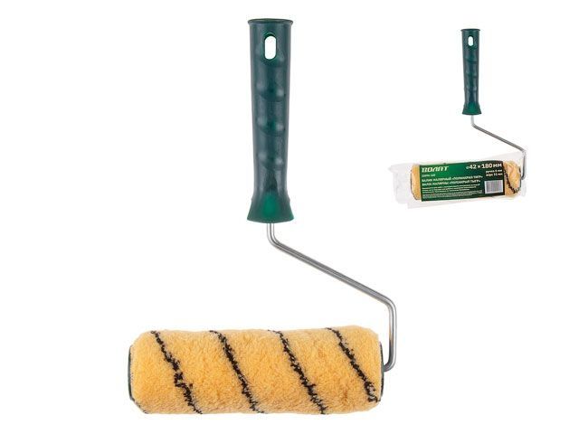 валик "полиакрил тигр" 42-180мм с ручкой 6мм волат (нанесения лкм на водной основе или красок с ограниченным содержанием растворителя) 22090-180 от BTSprom.by