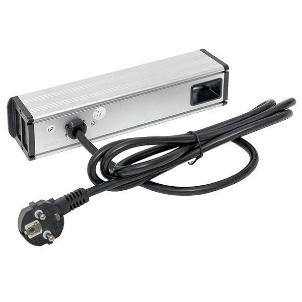  Блок розеточный встраиваемый настольный для крепления к столу 10 модулей C-Line EKF cl-vnbco-10-s фото в каталоге от BTSprom.by