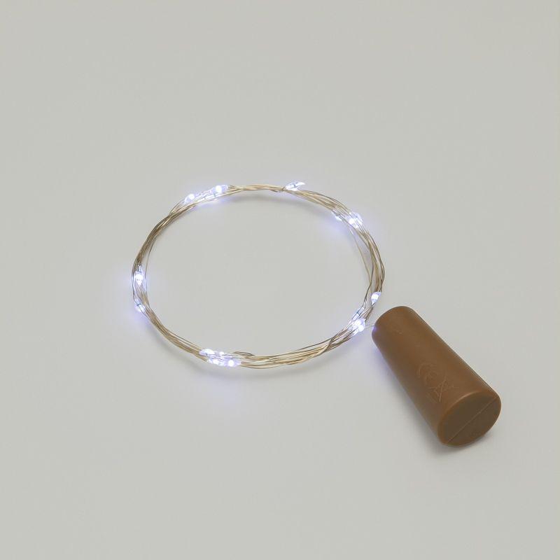  Гирлянда светодиодная "Роса" 2м 20LED бел. 0.1Вт IP20 с пробкой элементы питания 3хLR44 (в компл.) Neon-Night 302-025 фото в каталоге от BTSprom.by