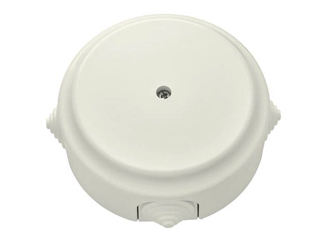 коробка монтажная км-447 бежевая, ретро, bylectrica (124,5х124,5х45) км-447беж от BTSprom.by