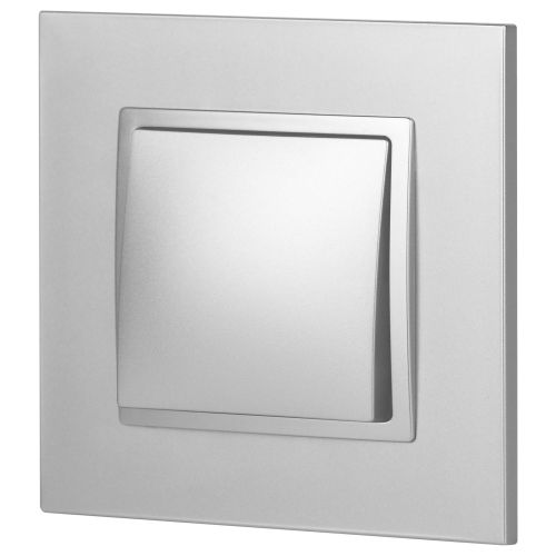  Переключатель перекрестный 1-кл. СП Elegance 14-1108-03 10А IP20 250В 10AX механизм алюм. Эра Б0034259 фото в каталоге от BTSprom.by