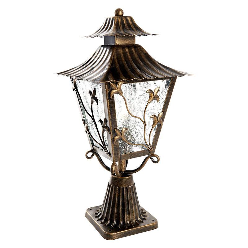 светильник садово-парковый 60вт 230в e27 черн. зол. pl634 feron 11644 от BTSprom.by