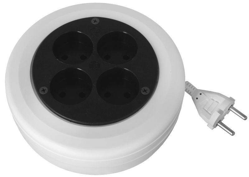 удлинитель-рулетка 4х3м с заземл. 10а ip20 sr 4х3-r ух10-104 2.2квт пвс volsten 12430 от BTSprom.by