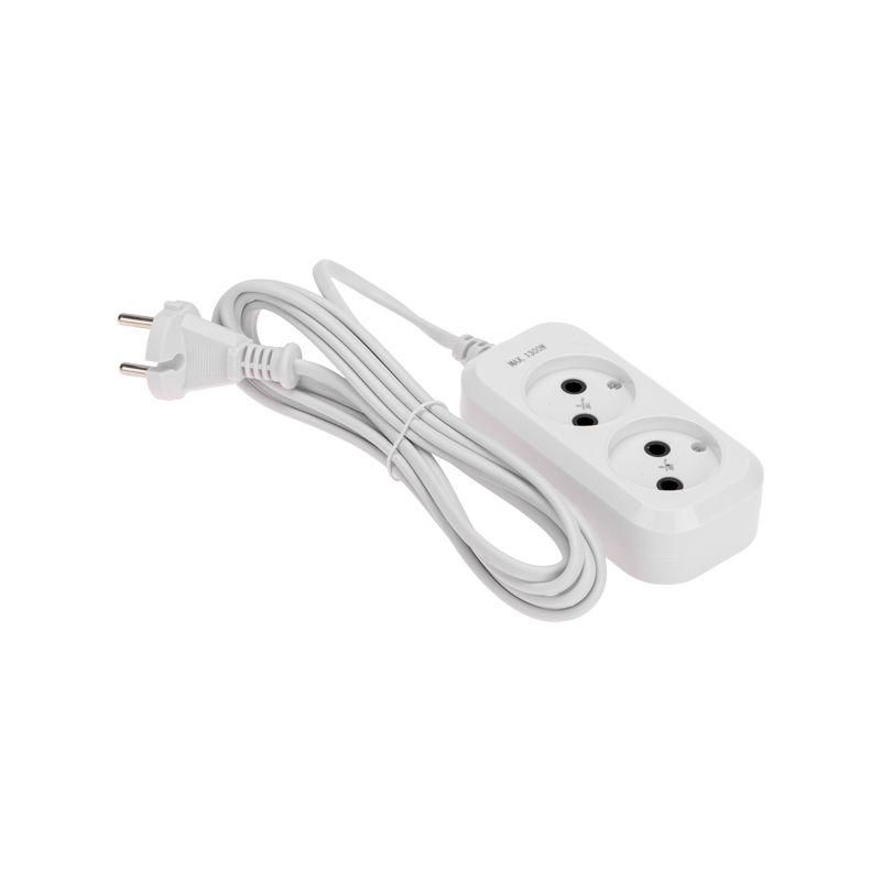 удлинитель 2х3м без заземл. 2х0.75 бел. proconnect 13-4201 от BTSprom.by