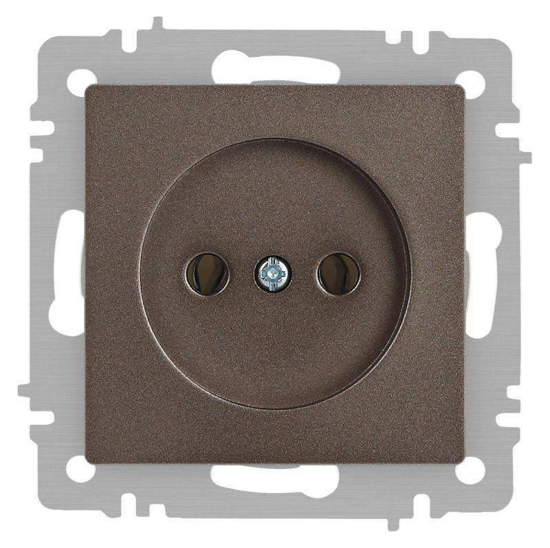 розетка 1-м сп accent 6-201-08 16а ip20 250в 2p бронза intro б0063670 от BTSprom.by