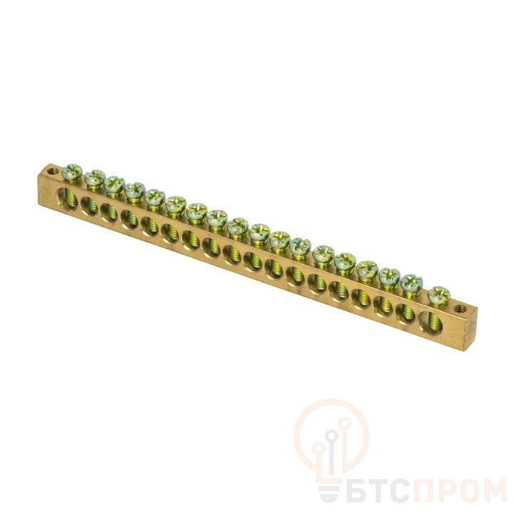 Шина PEN "ноль-земля" 8х12 18 отвер. латунь крепеж по краям PROxima EKF sn0-125-18-k фото в каталоге от BTSprom.by  Шина PEN "ноль-земля" 8х12 18 отвер. латунь крепеж по краям PROxima EKF sn0-125-18-k фото в каталоге от BTSprom.by