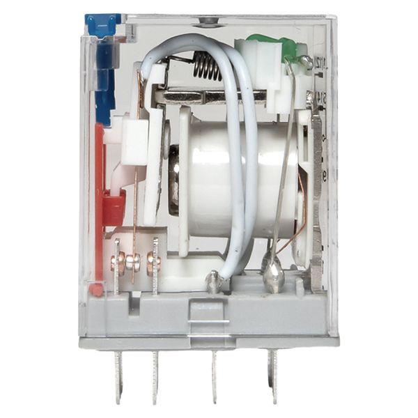  Реле промежуточное с кнопкой и мех. индикацией RPAt 22/4 5A 110В DC AVERES EKF rpat-22-4-110DC фото в каталоге от BTSprom.by