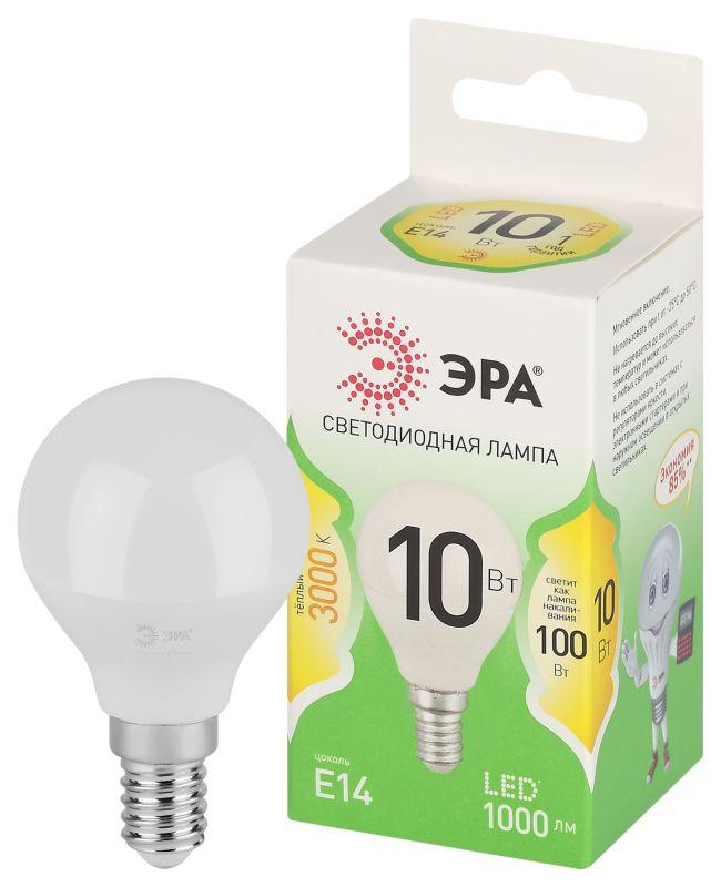 лампа светодиодная green line p45-10w-830-e14 gl 10вт шар 3000к свет тепл. e14 эра б0067065 от BTSprom.by