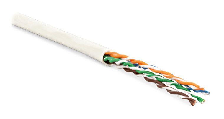 кабель витая пара неэкранир. u/utp кат.6 4 пары 24 awg мж patch без разделителя pvc нг(а)-hf -5град.c-+60град.c uutp4-c6-p24-ncr-in-pvc-wh-100 бел. (уп.100м) hyperline 444318 от BTSprom.by