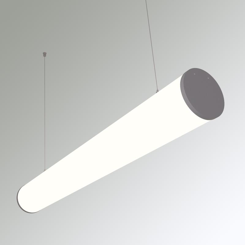 светильник светодиодный rve-plsd120-1210-p 63вт 4000к 1210хd120мм линейный подвесной ral9006 муар сер. rvelektro rve00018651 от BTSprom.by