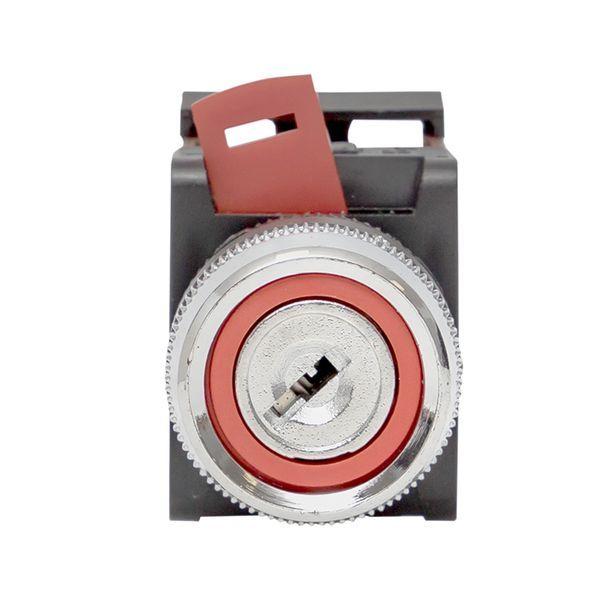  Переключатель АKS-22 черн. с замком возвратный NO+NC PROxima EKF aks-22 фото в каталоге от BTSprom.by