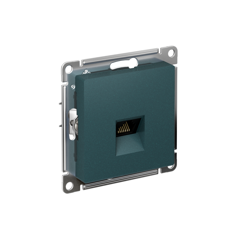 розетка компьютерная atlasdesign rj45 кат.5e механизм изумруд se atn000883 от BTSprom.by