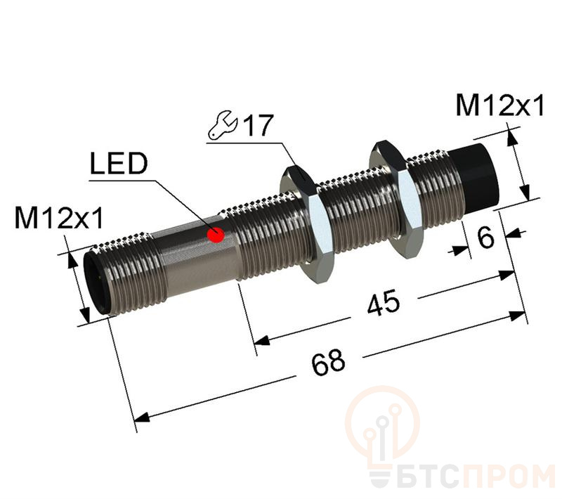Выключатель бесконтактный PS2-12M68-8N31-C4 МЕГА-К A8010-82694505 фото в каталоге от BTSprom.by  Выключатель бесконтактный PS2-12M68-8N31-C4 МЕГА-К A8010-82694505 фото в каталоге от BTSprom.by