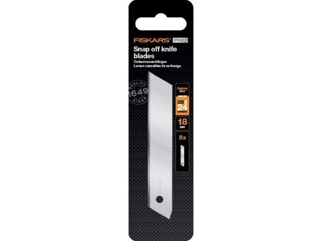 лезвия сменные сегментированные 18мм 5шт carbonmax fiskars 1027232 от BTSprom.by