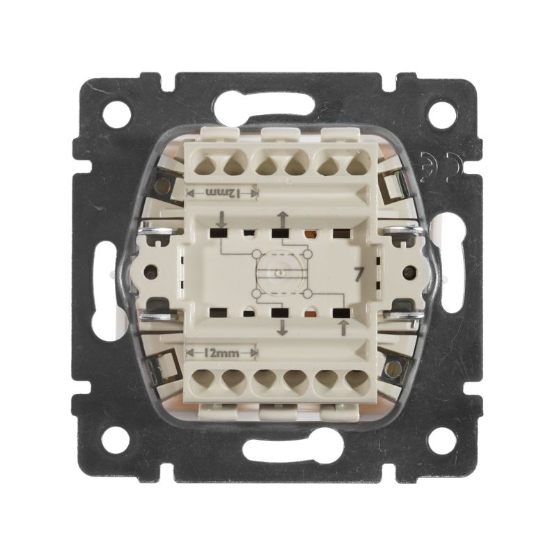  Переключатель перекрестный 1-кл. СП Valena 10А IP31 250В механизм бел. IEK 774407 фото в каталоге от BTSprom.by