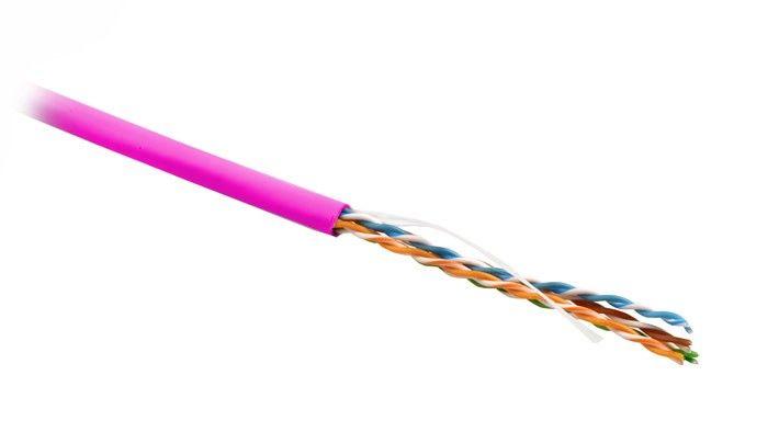 кабель витая пара неэкранир. u/utp кат.5e 4 пары 24 awg ож solid pvc -20град.c-+75град.c uutp4-c5e-s24-in-pvc-pk-100 гарантия: 15 лет компонентн. / 25 лет системн. роз. (уп.100м) hyperline 444261 от BTSprom.by