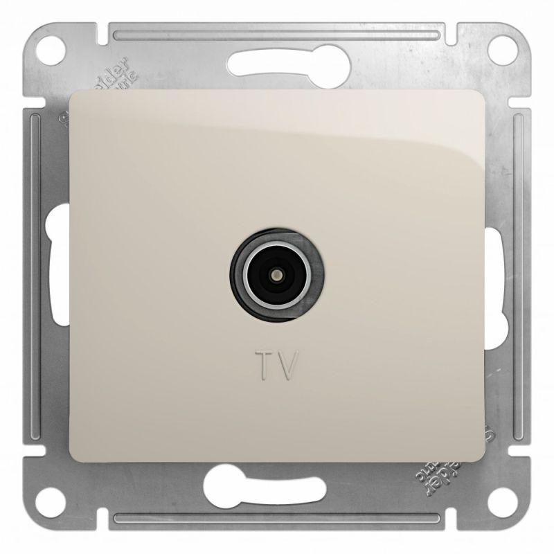 розетка телевизионная tv glossa коннектор механизм молочн. se gsl000993 от BTSprom.by