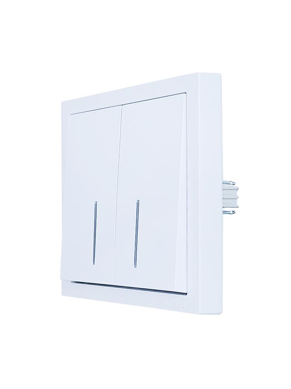  Выключатель 2-кл. с индик. СП ZIMA IP20 10А безвинт. зажим бел. LEZARD 704-0288-112QC фото в каталоге от BTSprom.by