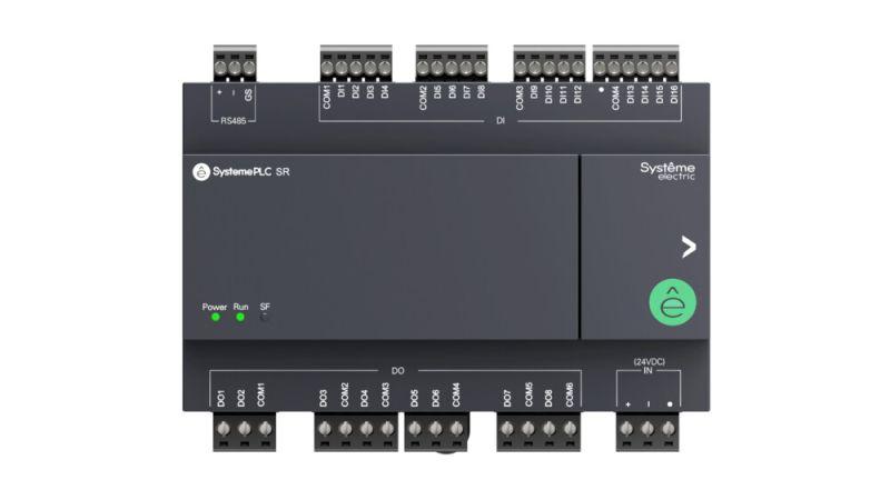 реле интеллектуальное sr1 24в dc 24 io: 16 di; 8 do (реле) 1хrs485 se zr1pa00bd от BTSprom.by