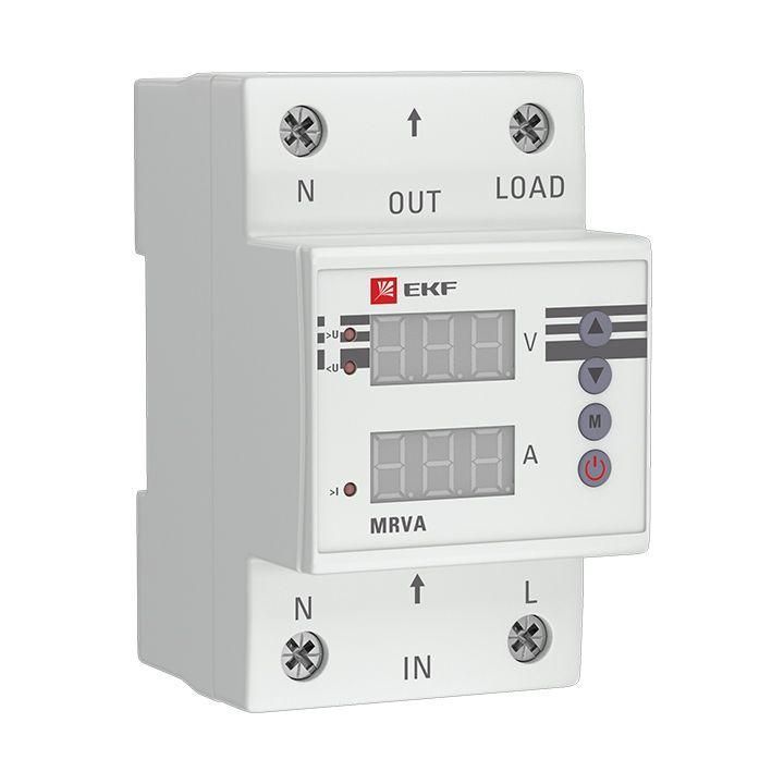 реле напряжения и тока с дисплеем mrva 25а proxima ekf mrva-25a от BTSprom.by