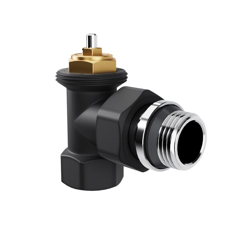  Набор термостатический угловой Design 1/2дюйм М30х1.5 черн. Royal Thermo НС-1640381 фото в каталоге от BTSprom.by