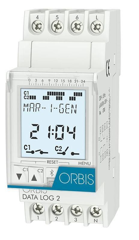 реле времени цифровое data log-2 2 канала orbis ob175012 от BTSprom.by