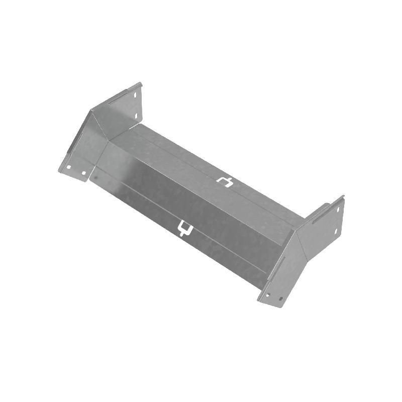 Угол для лотка вертикальный внешний 45град. 500х100 "ПЛЮС" VLplus45-100-500 INOX304 КМ PL5676 от BTSprom.by