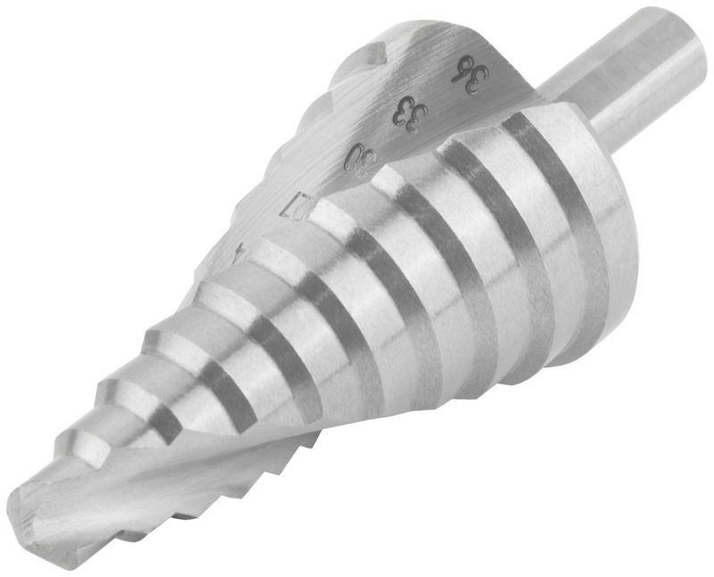  Сверло по металлу ступенчатое 9-36мм 10 ступеней спиральный профиль HSS КУРС 36369 фото в каталоге от BTSprom.by