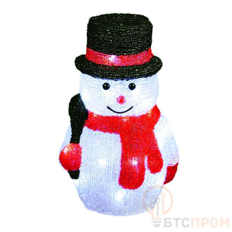  Гирлянда светодиодная "Снеговик-3" ULD-M1827-030/STA WHITE SNOWMAN-3 30 LED 18х15х27см бел. IP20 Uniel 11034 фото в каталоге от BTSprom.by