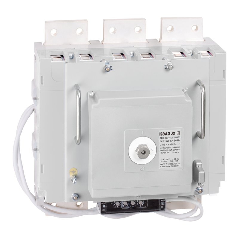 выключатель автоматический 3п 2000а 80ка ва55-43-341130 ухл3 690в ac пэ230ac кэаз 108257 от BTSprom.by