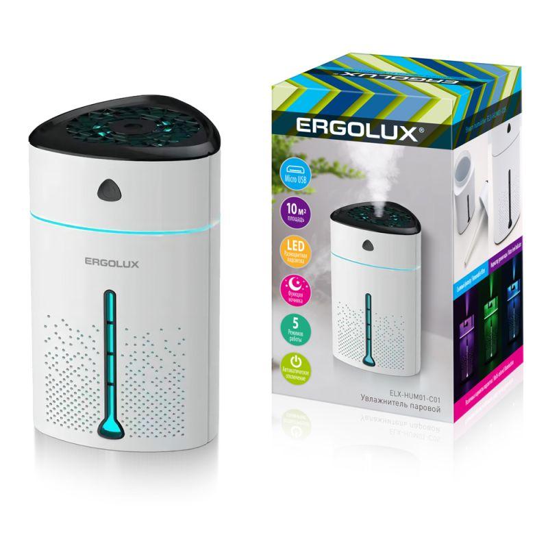 увлажнитель elx-hum01-c01 бел./черн. ergolux 15325 от BTSprom.by