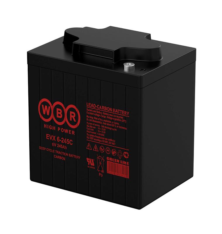 аккумулятор тяговый 6в 245а.ч wbr evx6-245c wbr от BTSprom.by