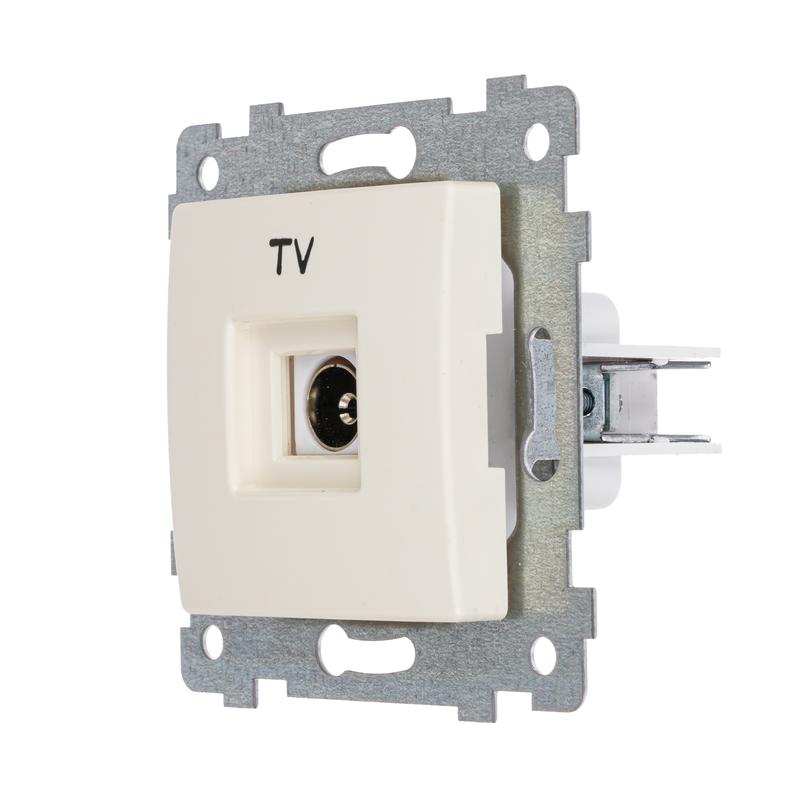  Розетка телевизионная TV Мария РТВ1-457 механизм сл. кость Кунцево 120005 фото в каталоге от BTSprom.by
