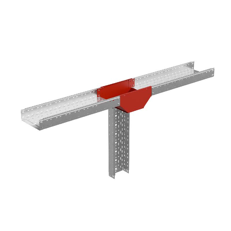 Переходник для ответвителя Т-образ. 80х600-200мм вертикал. с разворотом трассы на 90град. "ПЛЮС" (нижняя часть меньше исходной) HD85 КМ PL18310 фото в каталоге от BTSprom.by