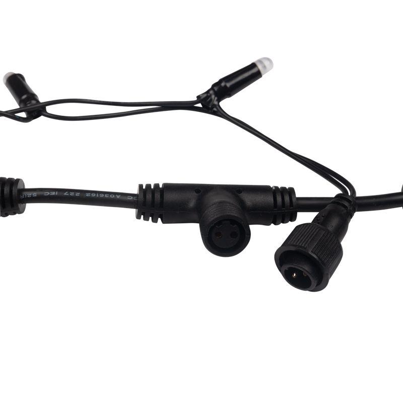  Гирлянда светодиодная "Светодиодный Дождь" 2х1.5м 360LED зел. 23Вт 230В IP65 постоян. свечение провод черн. Neon-Night 235-124 фото в каталоге от BTSprom.by