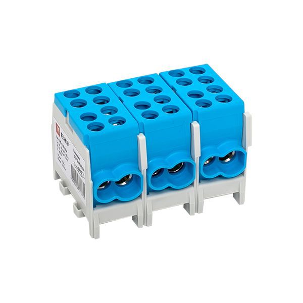  Клемма распределительная КСР с двойн. винтом 2х25/2х16 син. PROxima EKF ksr-2.25-2.16-blue фото в каталоге от BTSprom.by
