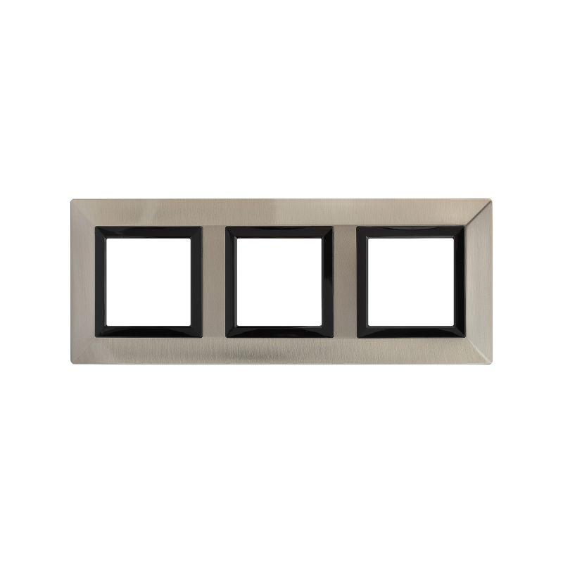 рамка 3-м 6мод. avanti метал. никелир. dkc 4409856 от BTSprom.by