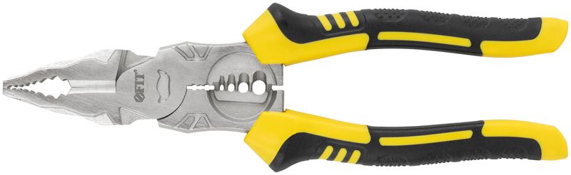 плоскогубцы комбинированные многофункциональные профи 180мм эксцентриковый шарнир прорезинен. ручки fit 51015 от BTSprom.by