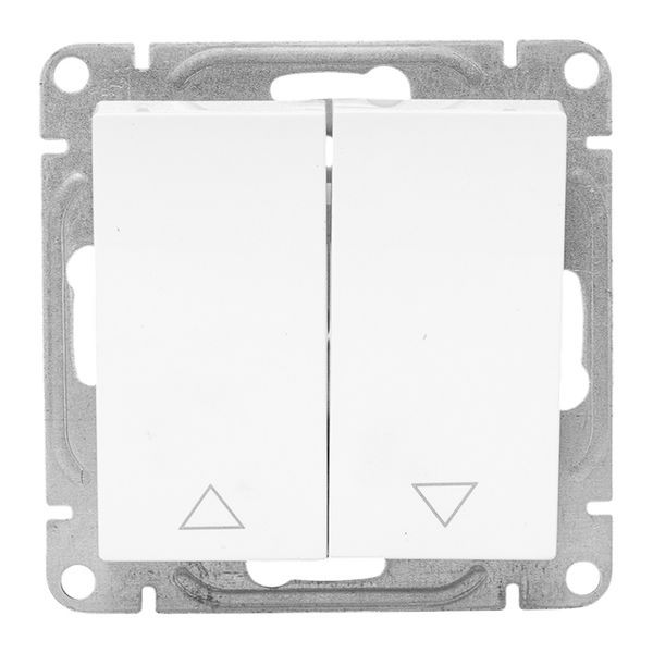 Выключатель для жалюзи Эпика механизм бел. EKF UP1-SWW-25 фото в каталоге от BTSprom.by