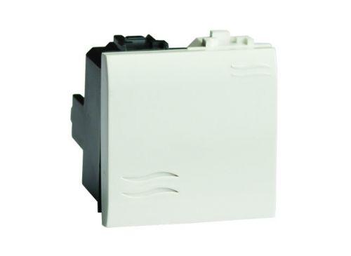 выключатель кнопочный 1-кл. 2мод. brava 16а ip20 сл. кость dkc 75022s от BTSprom.by
