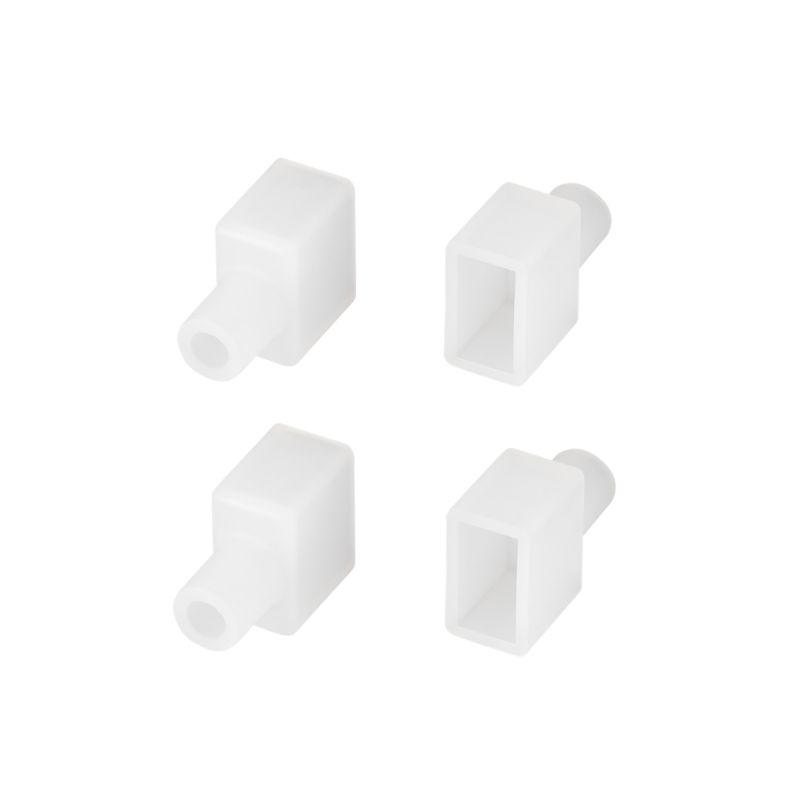 заглушка wph-flex-0613-side white с отверстием силикон arlight 040810 от BTSprom.by