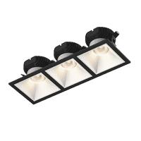  Рамка тройная для серии COMBO 3 квадратная черн. SWG PRO 00-00004197 фото в каталоге от BTSprom.by