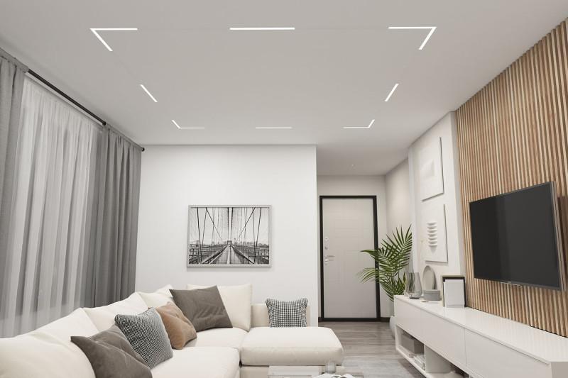  Светильник SMART LINEAR 18Вт 3000К-6000К DIM линейный бел. DENKIRS 629679 фото в каталоге от BTSprom.by