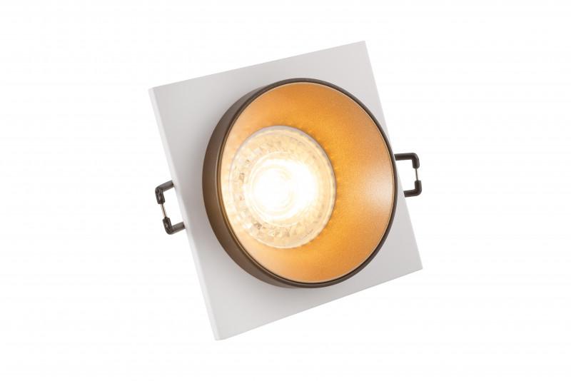  Светильник 50Вт GU10 IP20 встраив. алюм. черн./зол. DENKIRS 598762 фото в каталоге от BTSprom.by